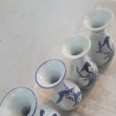 청화도자기 손그림 이미지