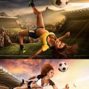 육감 미녀들의 브라질 월드컵 달력.. "골 넣는 자세가 아찔하네" 이미지
