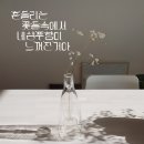 한글 레터링 디노마드학교 수업 마지막 후기 &#39;흔들리는 꽃들 속에서 네 샴푸 향이 느껴진 거야 - 장범준...
