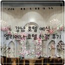 엘리에나호텔 | [하객 후기] 학동역 언주역 엘리에나 호텔 하객 후기