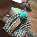 손뜨개 키링 만들기 이미지