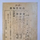 지세할(地稅割) 납세고지서(納稅告知書), 퇴촌면장 발행 92원 57전 (1935년) 이미지