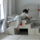 [육아템 후기] 디자인스킨 플레이테이블_ 자세성사경 &amp; 기어가기 연습에 딱!