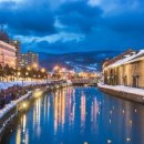 올 설에 훗카 이 도로, 노랑 풍선, 설 연휴 해외 패키지 여행객 이미지