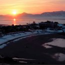 황금빛 노을 이미지