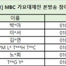 [231231(일)] MBC 가요대제전 본방송 참여 명단 안내 이미지