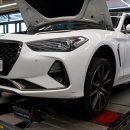 엠 게러지 | 제네시스 G70 전자제어 서스펜션(ECS) 교환, 여성 운전자도 믿고 맡기는 과잉 정비 없는 곳 (엠게러지)