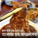 1인 9000원! 한돈 돼지갈비 무한! 원주 가성비 고기집 추천, 내돈내산 원주혁신도시 꼬기나인 솔직후기