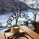 용인자연휴양림&amp;다람이커피 설경
