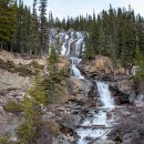 캐나다 앨버타주 재스퍼 국립공원(Jasper National Park) 탱글 크릭 폭포(Tangle Creek Fall) 이미지