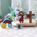 석고방향제만들기 원데이클래스 1인 후기, 예수님 십자가 스마일 차량용방향제 경성대 부경대 부산공방...