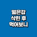 후 | 떫은감 삭히기 후 직접 먹어본 후기