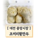 대전 중앙시장 맛집 코끼리왕만두 포장 후기