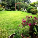 바다가 보이는 정원 이미지