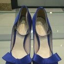 A1034 | 블루 칼라웨딩슈즈, 오픈토힐, 고객후기컷까지 함께 / A1034