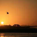 남해노을 이미지