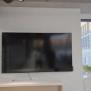 문발로(2) | [경기도 파주시 문발로 사무실 이전] 87인치 타공 벽걸이 TV 2대 설치 (석고가벽 화판보강 + 콘크리트벽...