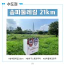 성내4교 아래 | 무더운 여름 송파둘레길21km 스탬프 투어 완주!