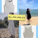 J1975 | h&amp;m 나시 민소매/원피스&amp;ZARA 자라 화이트팬츠 용산 오프라인 구매후기