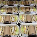 경산양로원 | 경산 샌드위치 단체주문 후기｜돈까스 샌드위치 & 클래식 샌드위치 아메리카노 까지 든든한 세트~