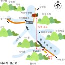 한국 최고의 설악산 천화대 릿지 개념도 이미지