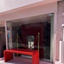 무지개상가 | 무지개 인테리어 철제 야외 벤치 레드 컬러 후기