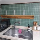 돌담 너머 하늘 이미지