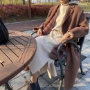 마리끌레르패션 김성은 옷 캐주얼 후드 롱 니트 원피스 입었본 후기.