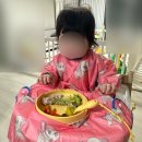 하얀어린이집 | 오우아스튜디오 버니팝 앞치마 3종 세트 | 돌아기 착용 후기🐣 (어린이집 준비물, 내돈내산)