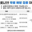 📣살림의원 코로나19 백신 무료 예방접종 대상 안내 이미지