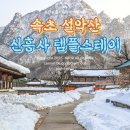 설악산 신흥사 템플스테이 후기 : 준비물, 맛있는 절밥, 멋진 설경