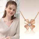 네잎클로버pc | 베키오 14k 네잎클로버 목걸이(핑크골드) 솔직 후기