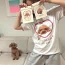 코아애견 | 행어라운드 반려견 굿즈 제작 후기, 강아지 얼굴 티셔츠와 파우치!