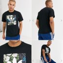 [유럽판] 아디다스 그래픽 프린트 남자 반팔티/ 남자 티셔츠/ 남성 티셔츠/ 남자티/ 면티 이미지