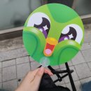 아이스추앙 | 듀오링고 생일카페 용산 | 봄마켓 | 용산역 신용산역 | 굿즈 특전 포토카드 포카 부채