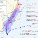 ☀☃☁☂ 2022년09월05일(월) ＜＜5일 전국 비, 11호 태풍 힌남노 예상경로 6일강풍과 풍랑 유의, 서귀포 거쳐 부산 인근 육상 이미지