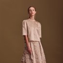 [VLEEDA] 블리다 18FW 골드 플라워 블라우스, 스커트 gold flower blouse &amp; skirt