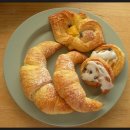 크롸쌍 Croissant ,건포도와 시나몬을 넣은 Raisin Roll,Danish Pastry,상투과자 이미지