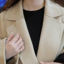 MAZIE | 여성 롱코트 캐시미어10 울90 퀄리티 좋은 R2W코트 코디