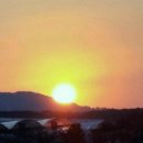 지리산노을 이미지