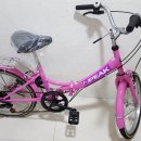 [판매완료]알톤디토 PEAK 접이식 자전거 팝니다(분홍색)_8만원 이미지
