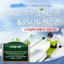 [비발디파크] 14/15 스프링 시즌권 15/16 시즌권 이미지