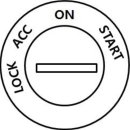 ACC(Adaptive Cruise Control System, 적응형 순항 제어 시스템)과 ACC(Accessory) 버튼 이미지