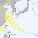 11호 태풍 하이쿠이 최신 예상 경로 이미지
