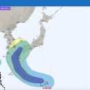 [업데이트] 14호 태풍 '난마돌' 예측 경로 이미지