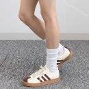 225 | 아디다스 삼바 코트 VL 스니커즈 크림 브라운, 225 솔직 후기