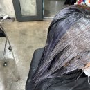 군산미용실 신정란헤어 명희쌤 디자이너 코발트블루 염색 후기