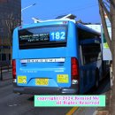 정관센트럴파크아파트 사거리(달산초) | 부산 부일여객 182번 5750호 뉴 슈퍼에어로시티 초저상버스 F/L CNG 23&#39;