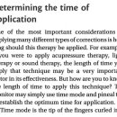 Chapter 30. Applying Correction Techniques Determining the time of application 이미지