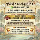 명리마스터사주연구소 : 사주상담 , 온라인사주 , 신년운세